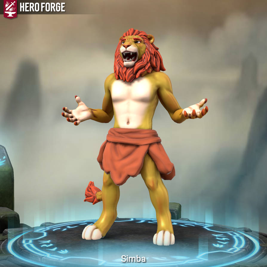 HeroForge: Simba by TheBlackNova on DeviantArt