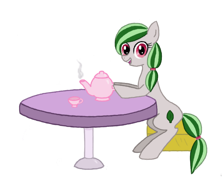Mlp Tea Vector OC Pony: Tea Leaf by TheCheeseburger on DeviantArt