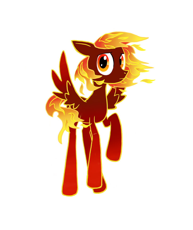 Mlp Fire Fire Pony by TheCheeseburger on DeviantArt