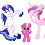 Shining Armor, Cadence and Skyla