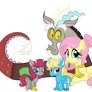 Fluttershy and Discord Family