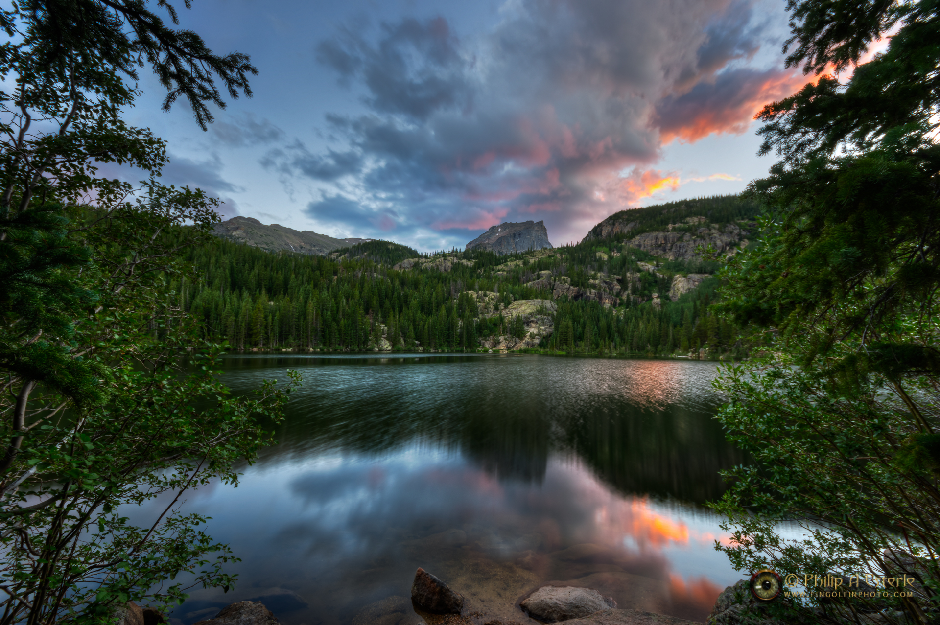 Hallett Peak at Sunset 6562