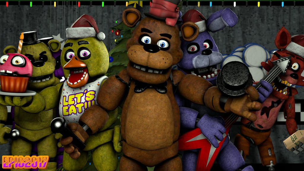 Christmas at Freddy's by Cal-Con on DeviantArt
