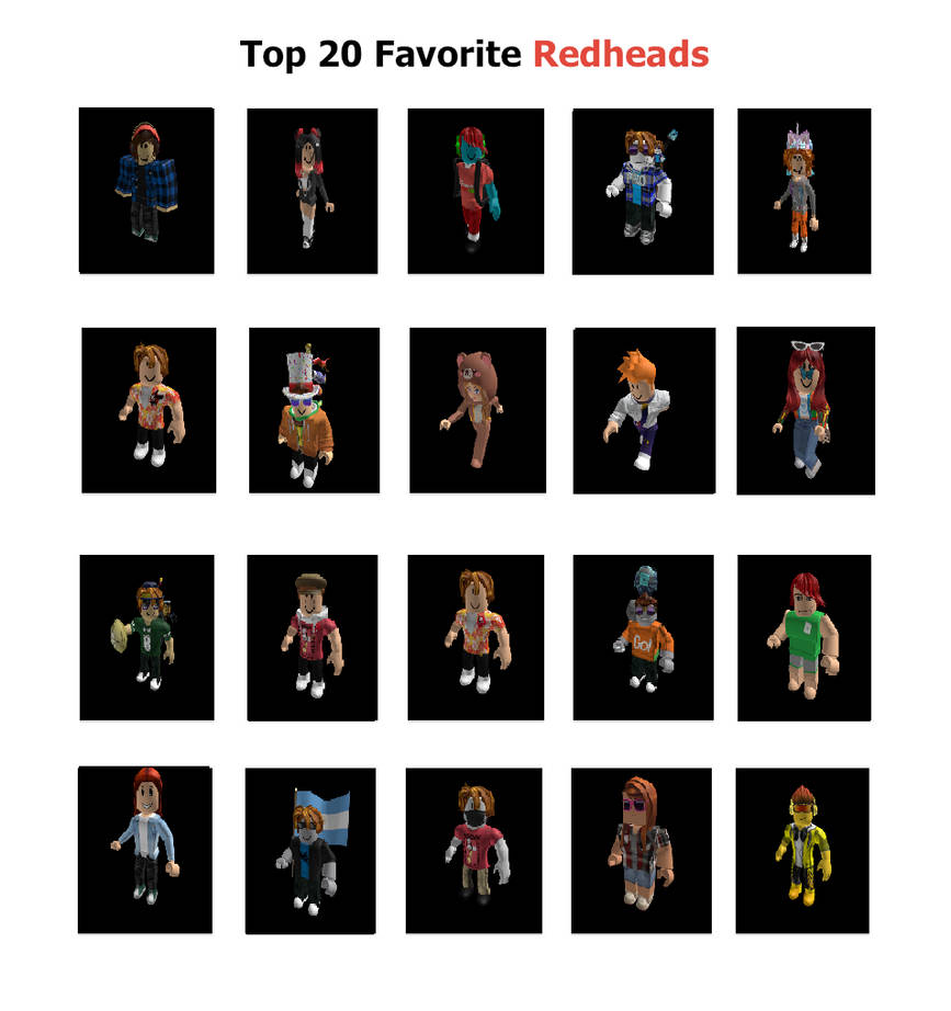 Top 20 Favorite Redheads ROBLOX User Edition By ViktorLoud2004 On top-20-favorite-redheads-roblox-user-edition-by-viktorloud2004-on