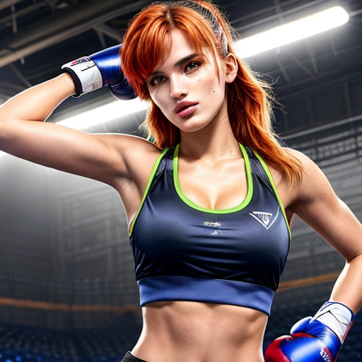 Boxing Bra Ringside Boxing Bella Thorne dressing Sports Bra 3 by IgWtm on DeviantArt