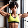 Athletic Black Girl Sports Bra 3 by IgWtm on DeviantArt