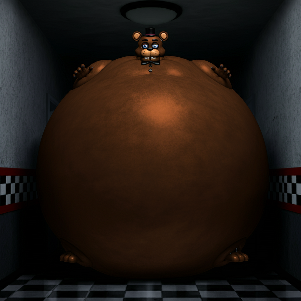 Freddy Inflaction Happy Bloated Halloween: Bloated Freddy by W0lfSAMA on DeviantArt