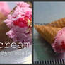 Mini Strawberry Icecream Cones