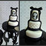 1-12 b-w cameo cake