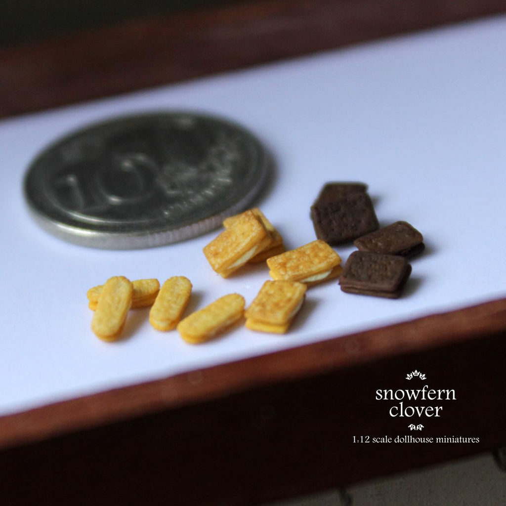 1:12 scale dollhouse miniature Khong Guan biscuits