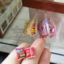 1:12 scale miniature chicken snack packets