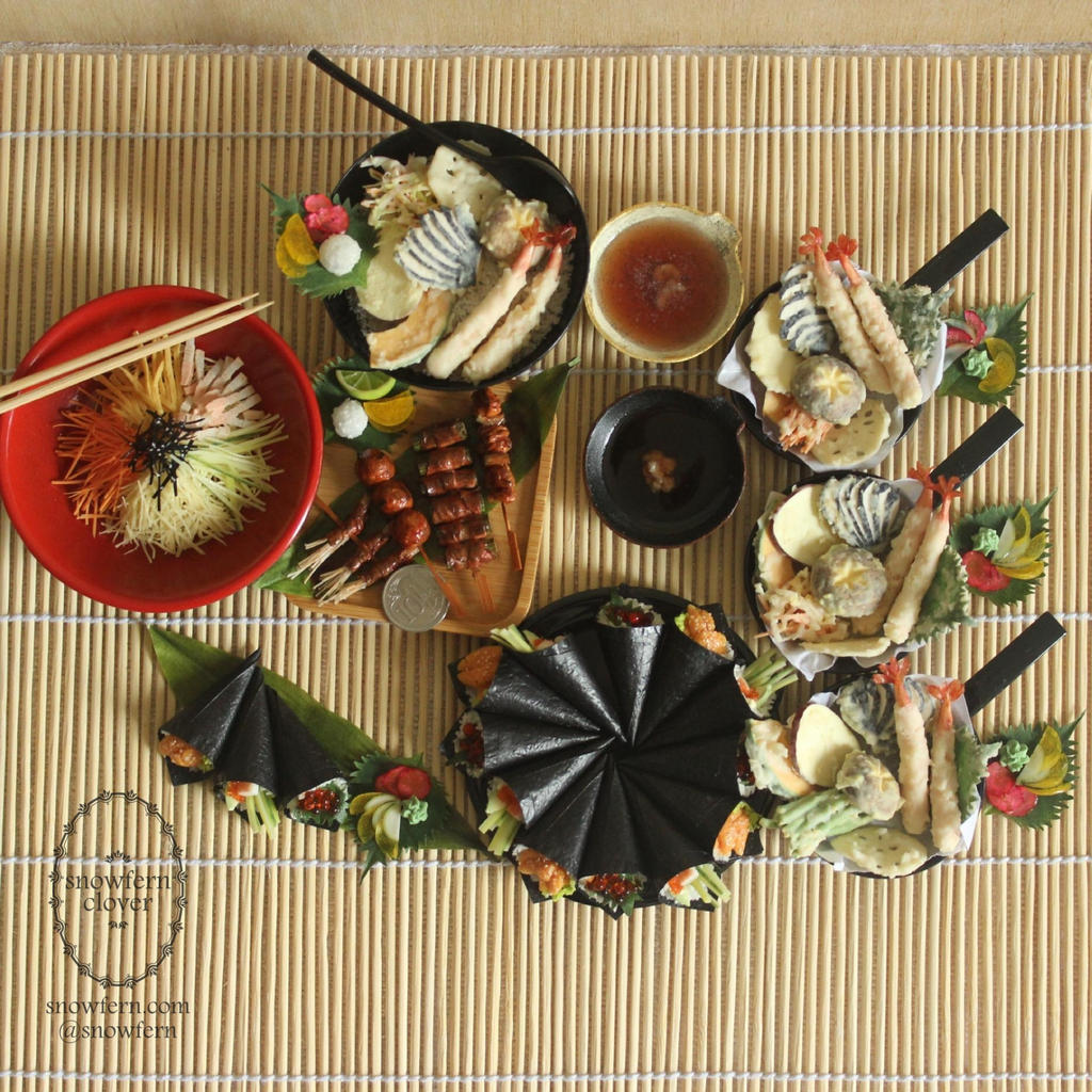 1:3 scale miniature Japanese Foods for SGDC2014