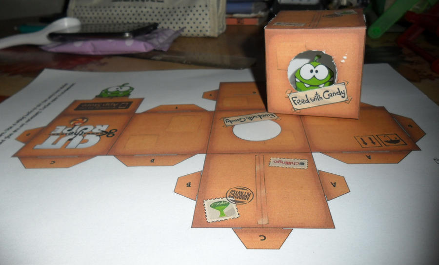 Cut The Rope Box Design Cut the rope box by zinkycute on DeviantArt