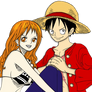 nami and luffy