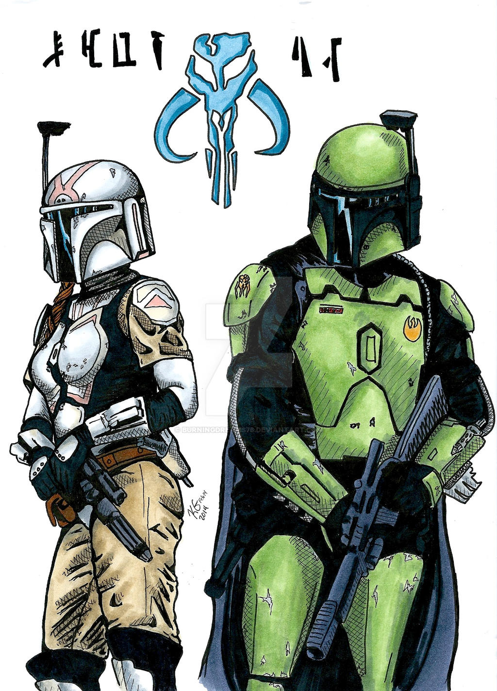 Mandalorian couple