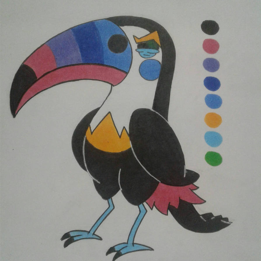 Shiny Toucannon by SpaceChildHere on DeviantArt