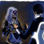 Tali and Shepard 03