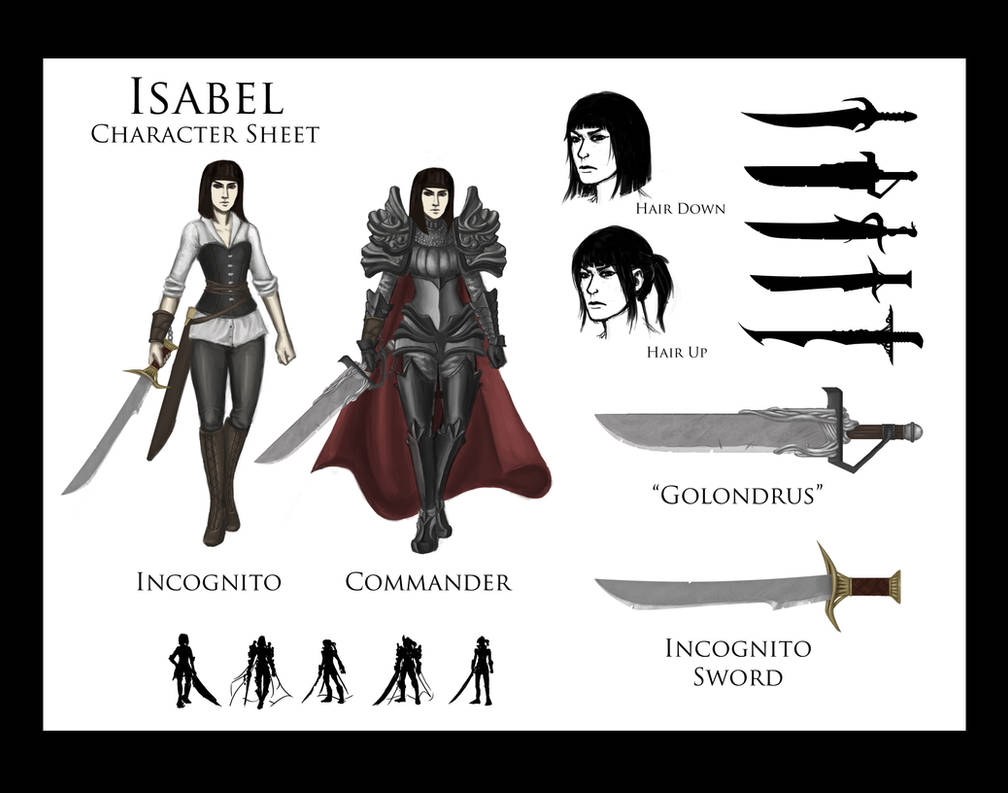 Isabel Character Sheet by Amberthyst on DeviantArt