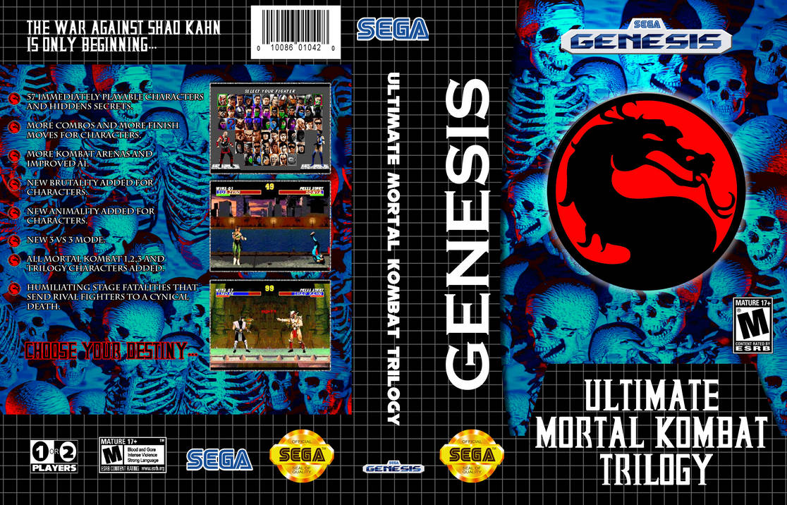 Sega Genesis] - Mortal Kombat 3 - All Fatalities, Animalities and  Friendships 