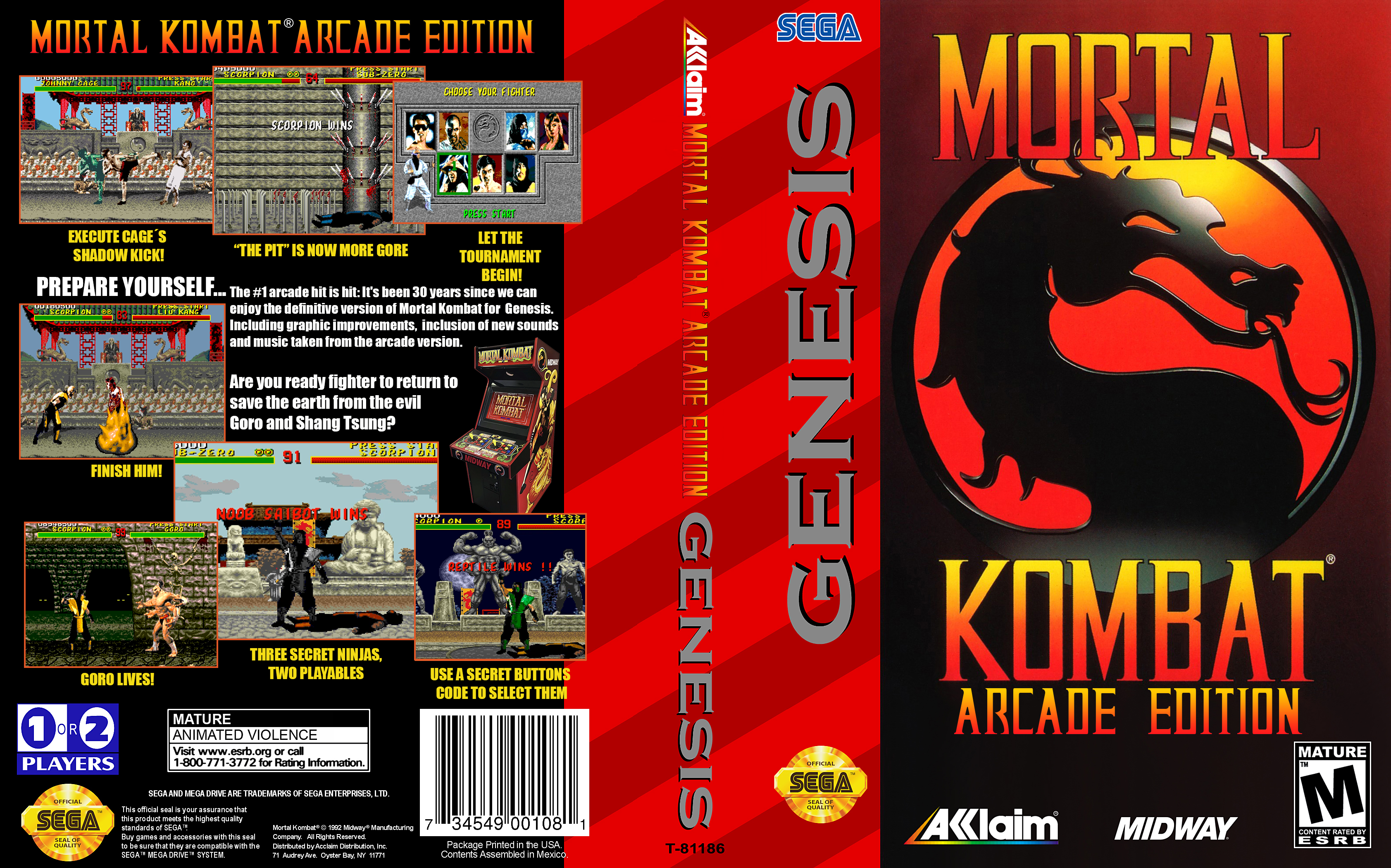  Hacks - Mortal Kombat Arcade Edition Enhanced