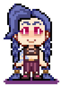 Jinx Pixel by Just-Rosa on DeviantArt