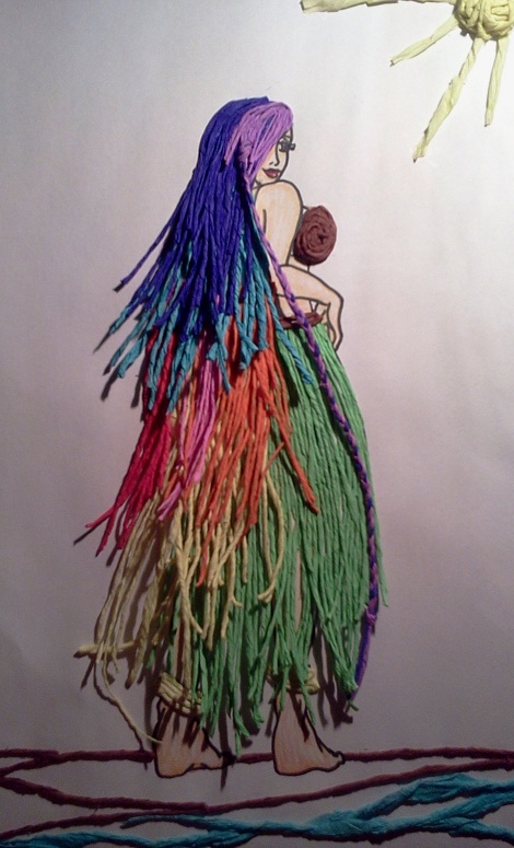 Rainbow Hula Dancer