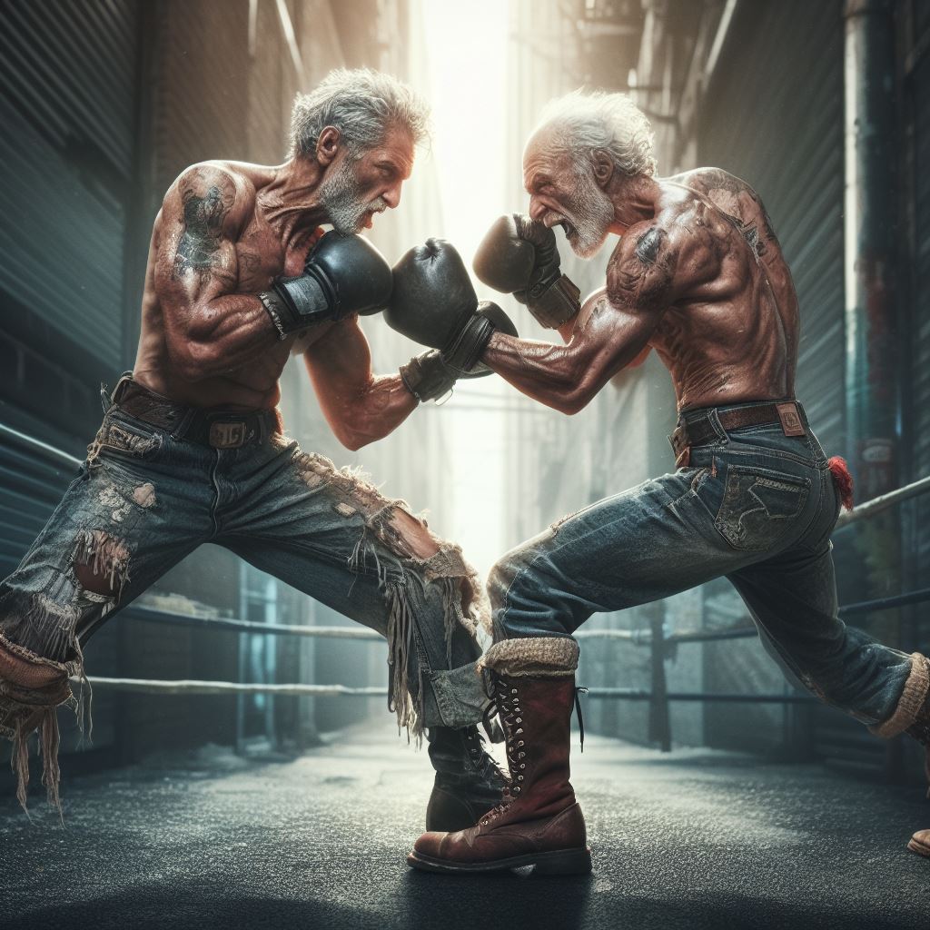Alley Ring Setup for Random Fights by AI-Boxing-Dude on DeviantArt