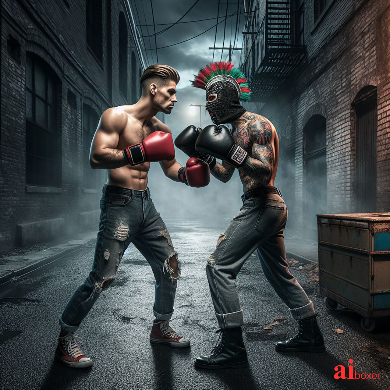 Masked Boxing Masked Fighter by AI-Boxing-Dude on DeviantArt
