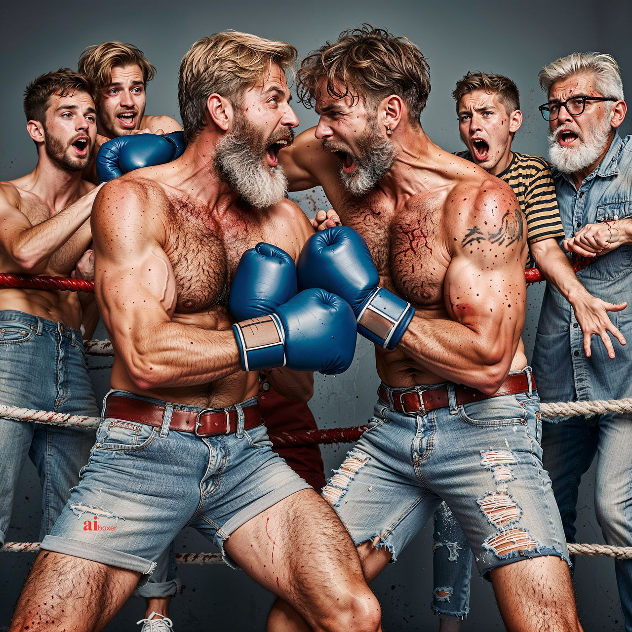 Random Boxing Guy Closing in For a Punch by AI-Boxing-Dude on DeviantArt