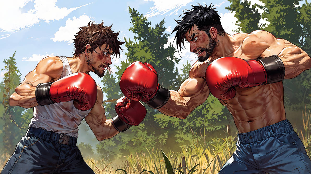 Field Fight Bruising Field Fight by AI-Boxing-Dude on DeviantArt