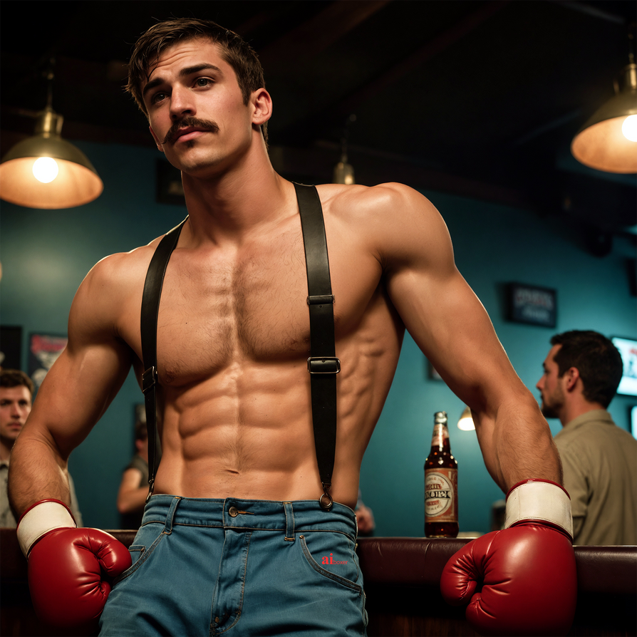 Random Boxing Guy Almost to Pretty to Hit by AI-Boxing-Dude on DeviantArt