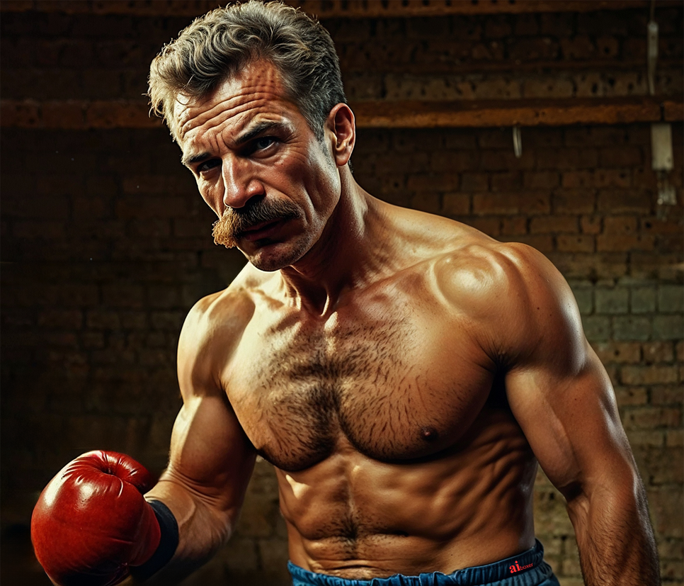 Random Man Boxing Tough Guy Waiting by AI-Boxing-Dude on DeviantArt