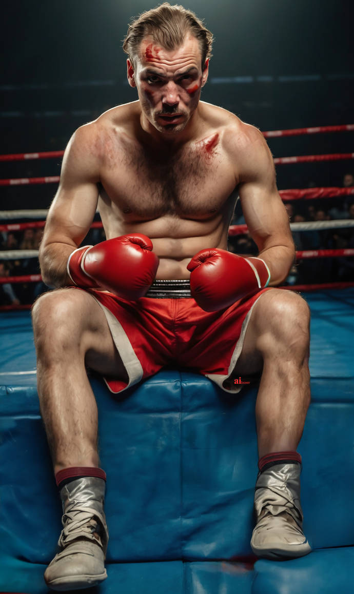 Boxing Jeff Deviantart Busted Up by AI-Boxing-Dude on DeviantArt