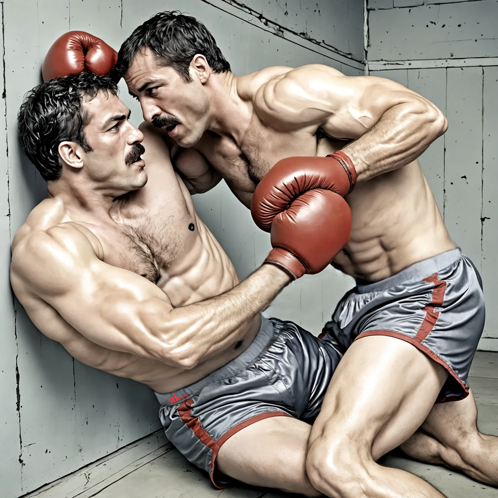 Random Man Boxing Floor Fight by AI-Boxing-Dude on DeviantArt