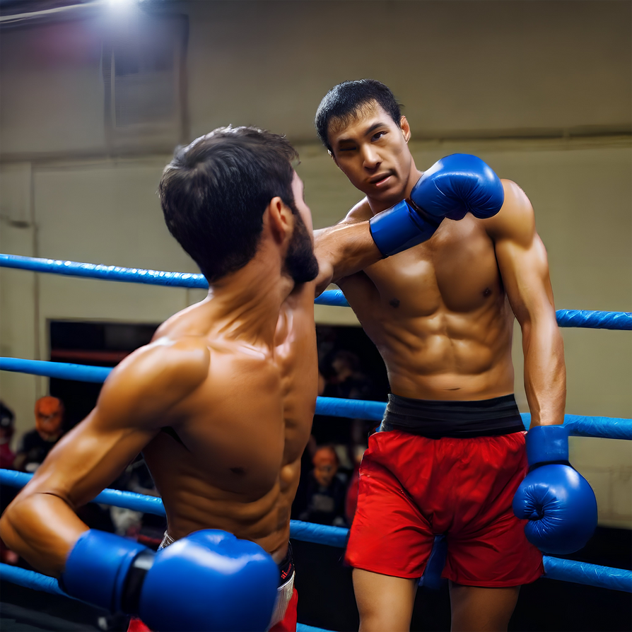 Beaten on the Ropes by AI-Boxing-Dude on DeviantArt