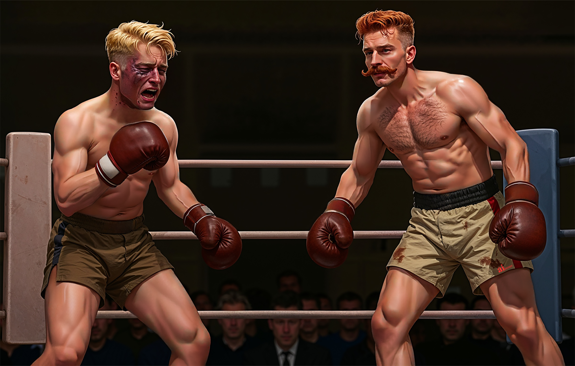 Random Man Boxing The Look of Terror by AI-Boxing-Dude on DeviantArt