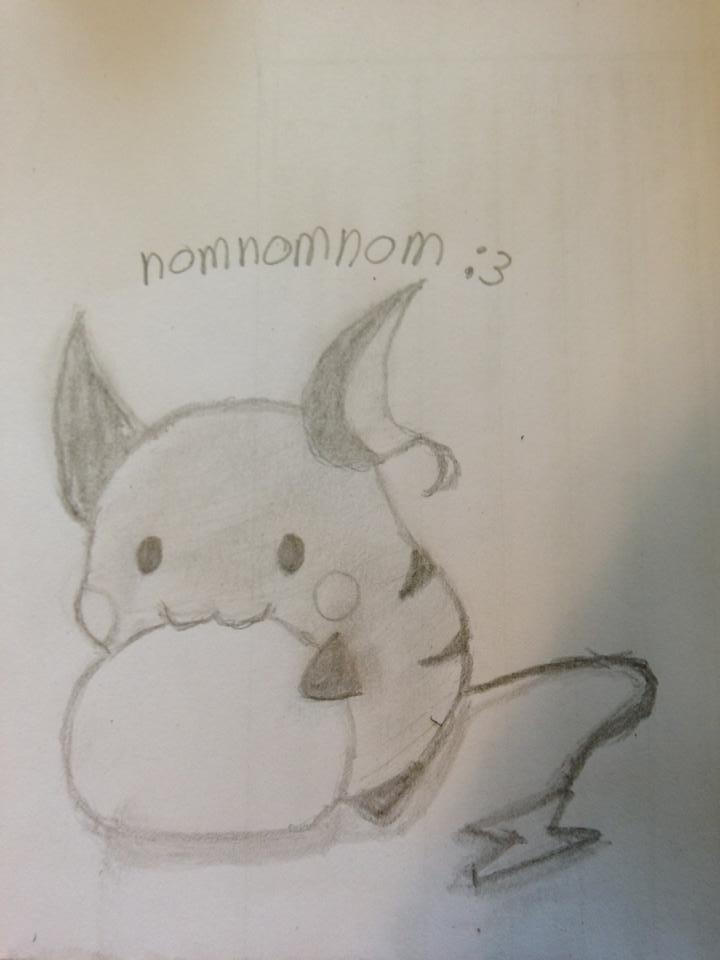 Dank Rishu Fat Fat Raichuuu by iBiteCupcakes on DeviantArt