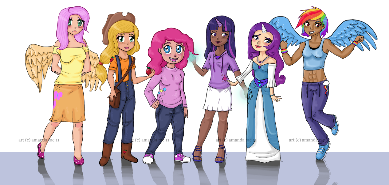 My little pony human top figures