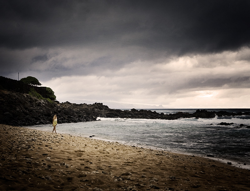 stormy beach