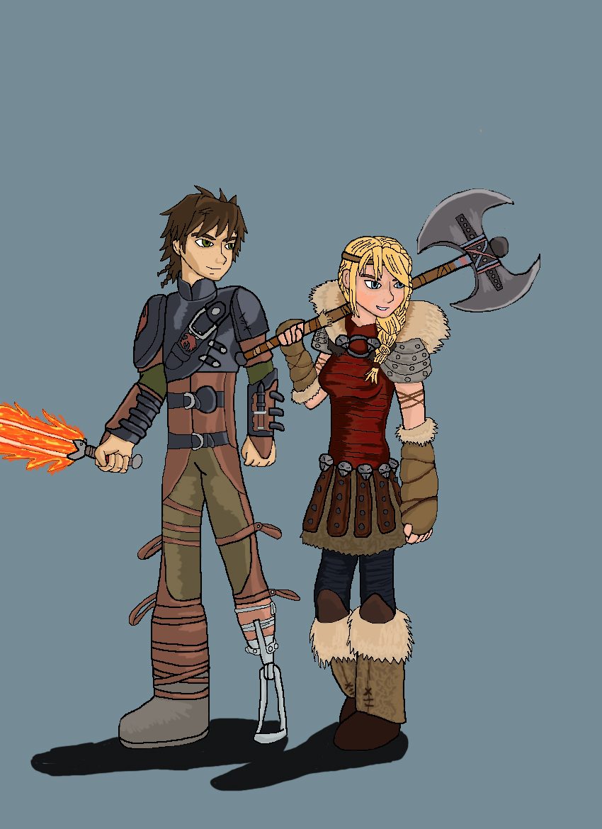 Garff R&tte Hiccup And Astrid How To Train Your Dragon 2 Fan Art