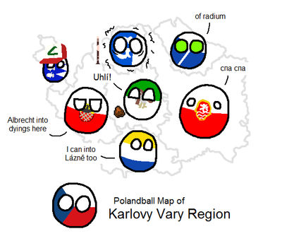 Polandball Map of Karlovy Vary Region