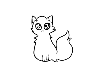 Free Kitten Lineart