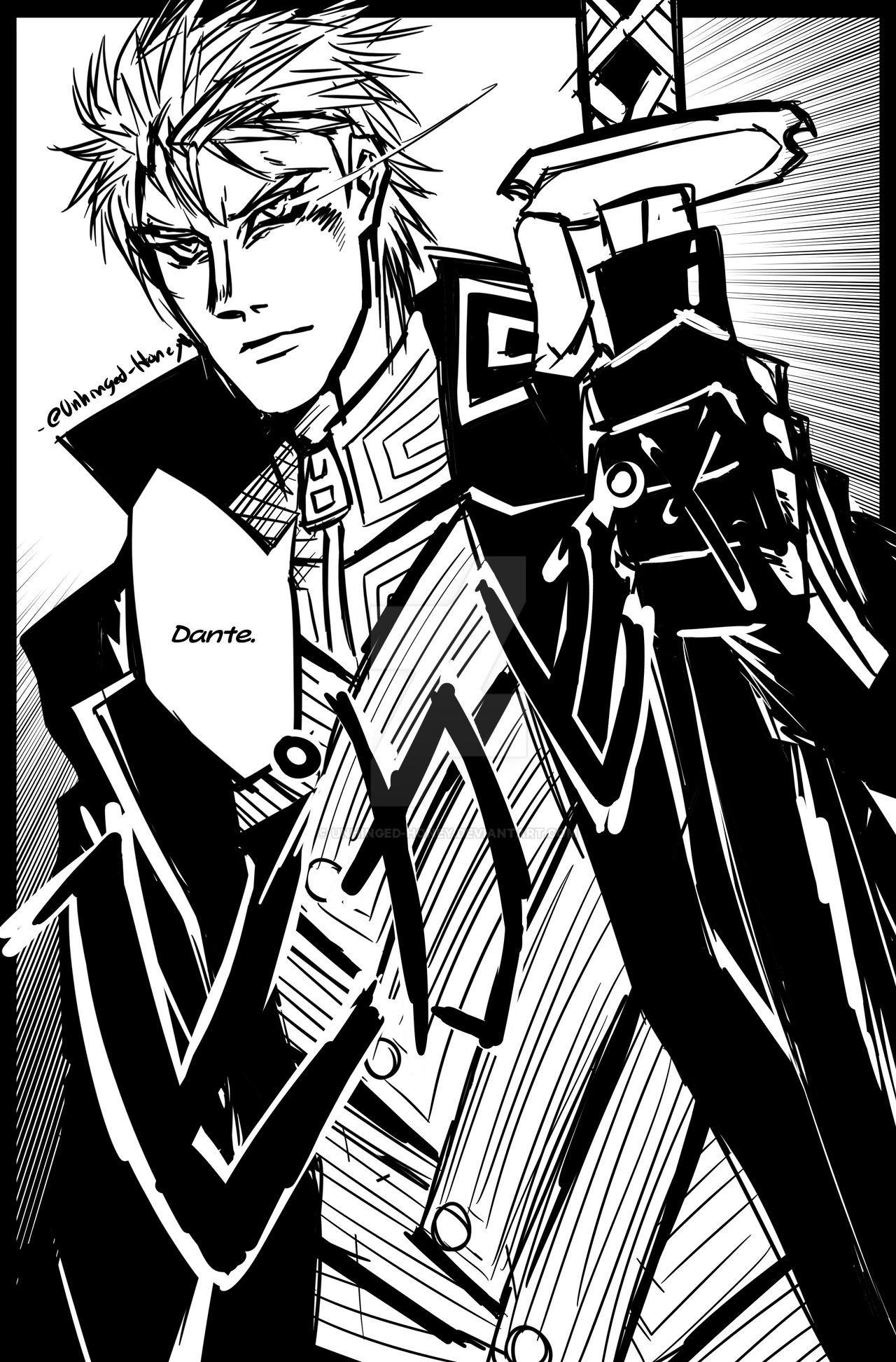 Vergil Manga Sketch