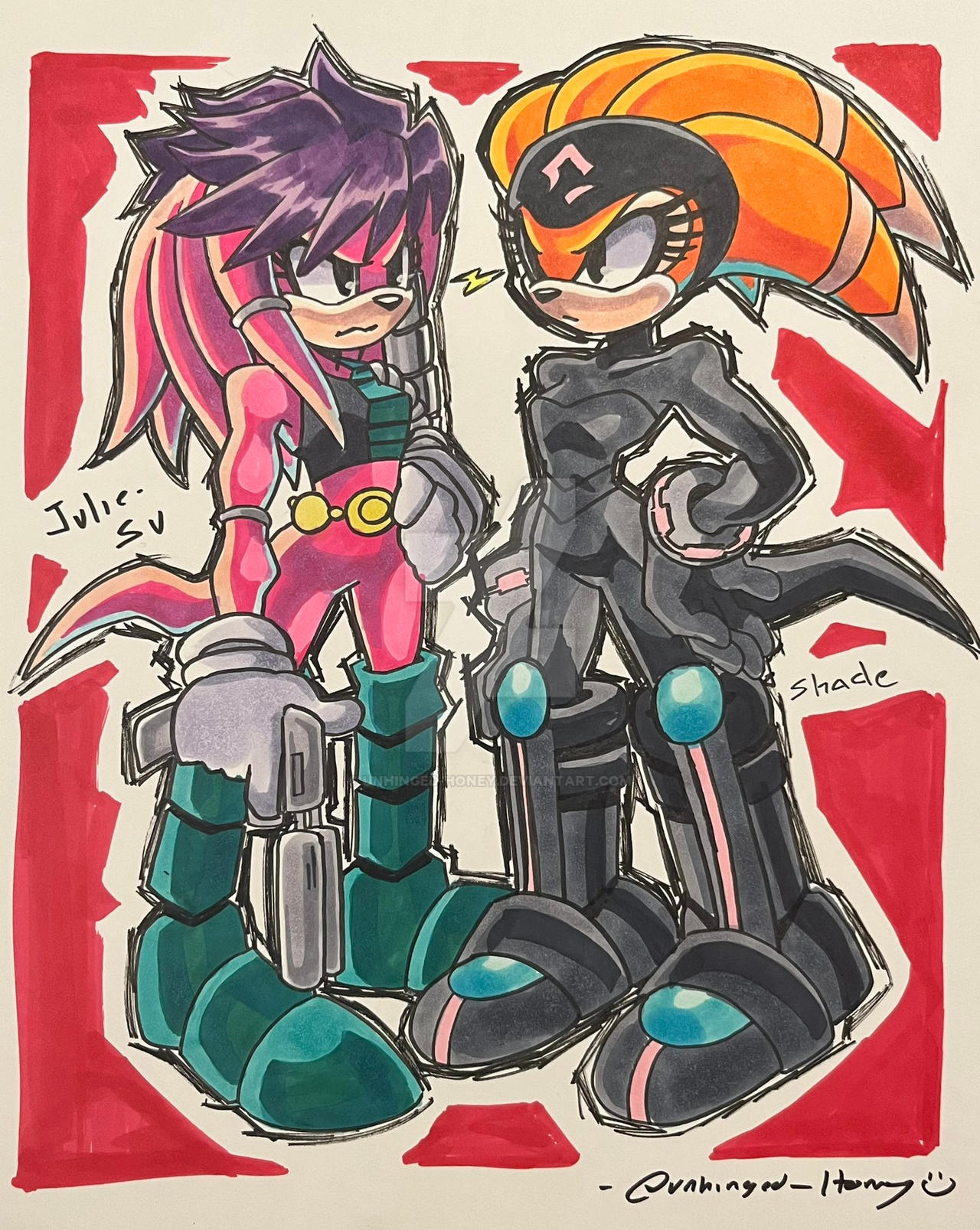 Not-so-friendly rivalry between Julie-Su and Shade