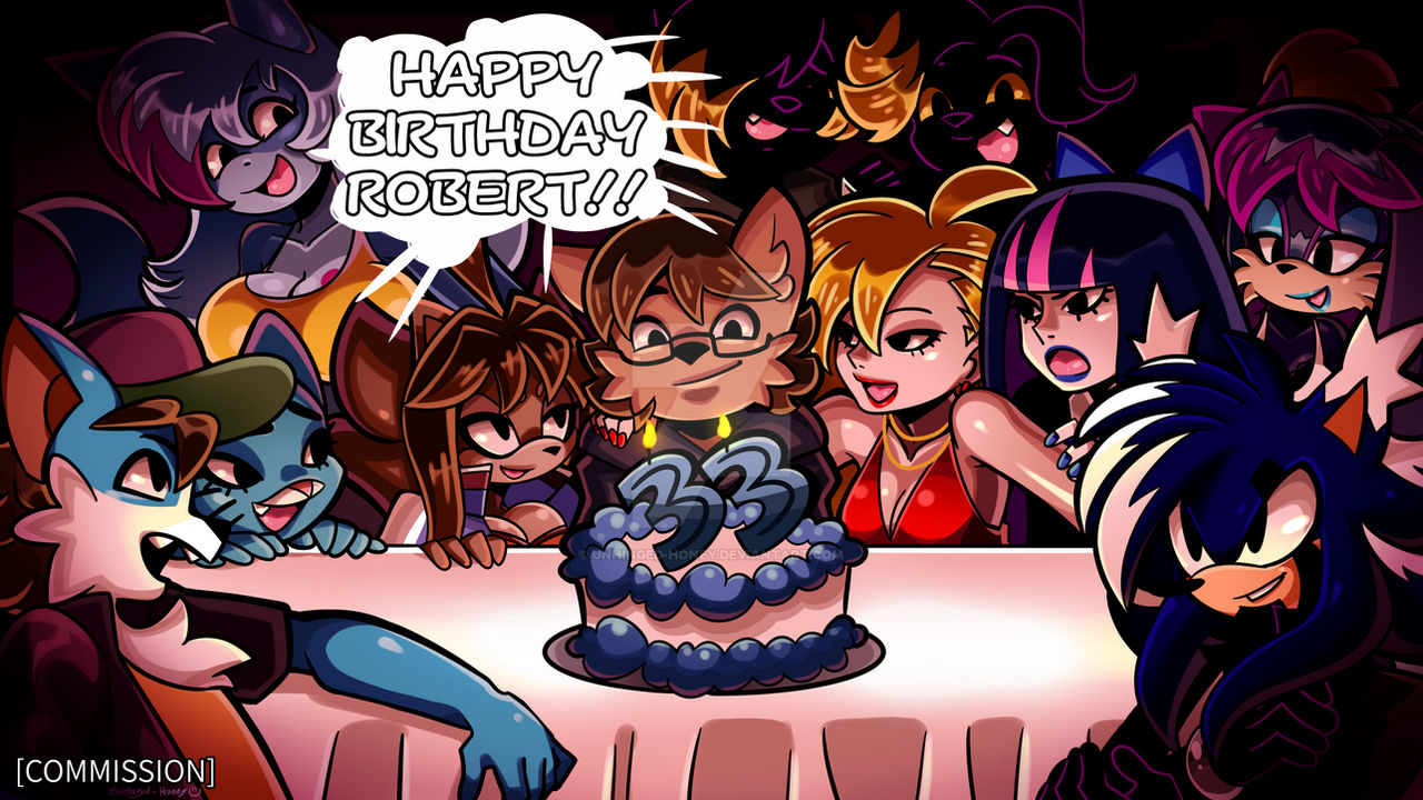 Robert's Birthday Celebration! (Commission)