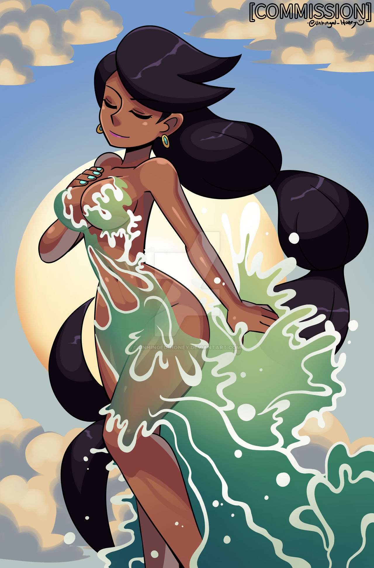 Thorani - Water Dress (Commission)