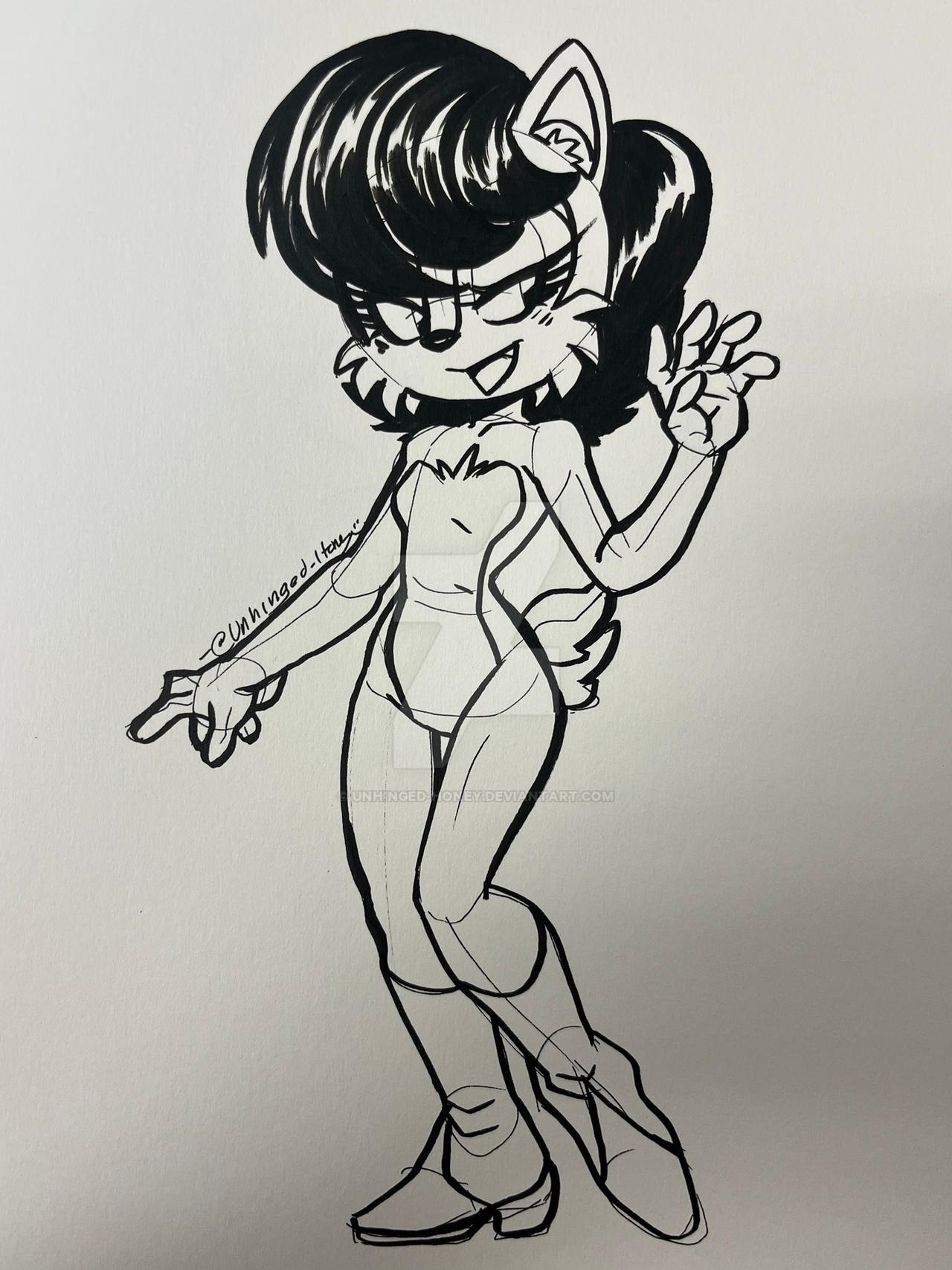 Princess Sally Pen Sketch