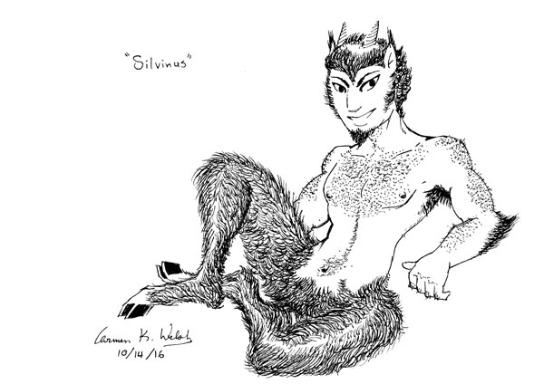 Silvinus the faun or satyr