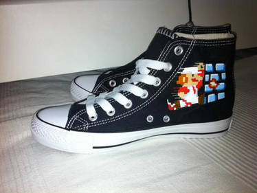 Super Mario Bros custom Converse