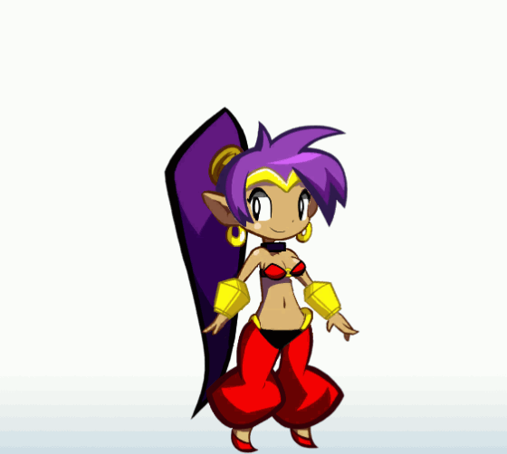 Shantae Ponytail Animation by GamecubeGamesForever on DeviantArt